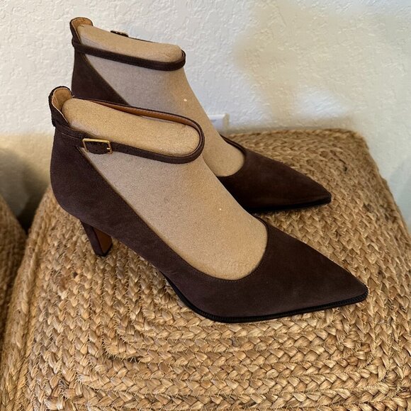 Franco Sarto Adeja Brown Suede Pumps - Size 11M - NEW in Box! - Picture 1 of 4